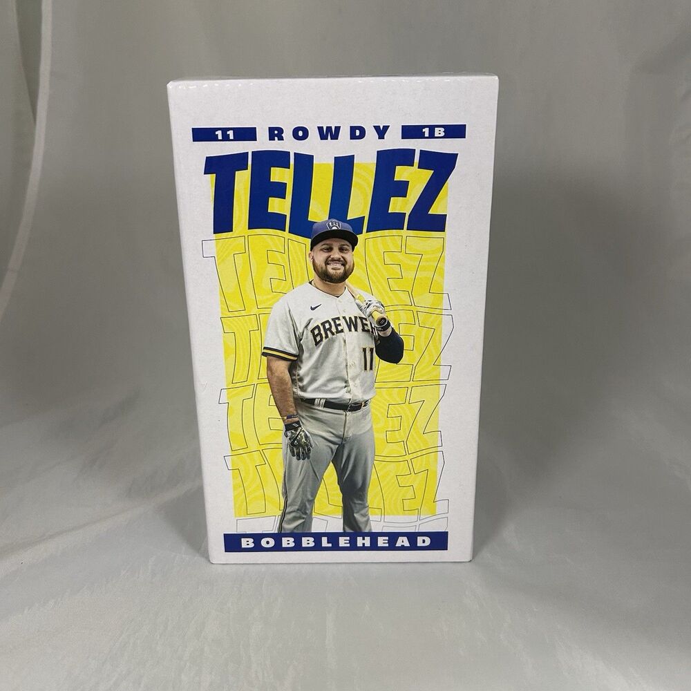 Rowdy Tellez Brewers Bobblehead #11 SGA Stadium Giveaway New Boxed - Picture 2 of 7